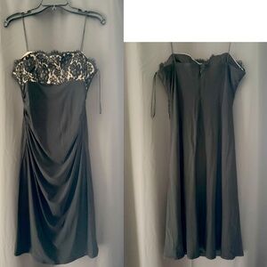 Boutique Elegant Lacy Black Dress in Size 10